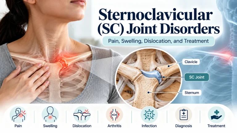 Sternoclavicular (SC) Joint Disorders: Pain, Swelling, Dislocation, and Treatment